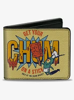 SpongeBob SquarePants Plankton Get Your Chum On A Stick Pose Bifold Wallet
