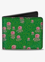 SpongeBob SquarePants Jellyfish and Coral Bifold Wallet