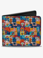 SpongeBob SquarePants Friends and Icons Bifold Wallet