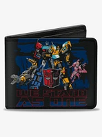 Transformers Autobots We Stand As One Group Bifold Wallet