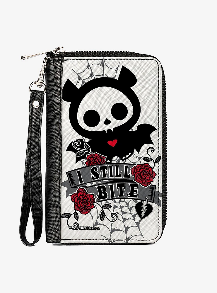 Skelanimals Diego The Bat I Still Bite Pose Zip Around Wallet