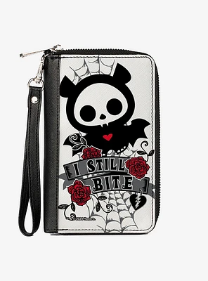 Skelanimals Diego The Bat I Still Bite Pose Zip Around Wallet