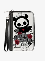 Skelanimals Diego The Bat I Still Bite Pose Zip Around Wallet