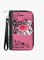 Mean Girls Burn Book Cover Doodles Zip Around Wallet