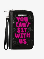 Mean Girls You Can't Sit With Us Doodles Zip Around Wallet
