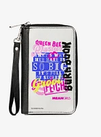 Mean Girls Catch Phrases Collage Multi Zip Around Wallet