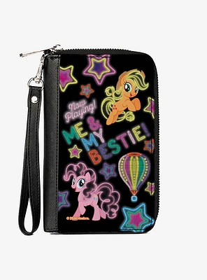 My Little Pony Pinkie Pie and Applejack Me and My Bestie Neon Zip Around Wallet