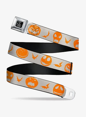 Disney Nightmare Before Christmas Jack and Icons Seatbelt Buckle Belt