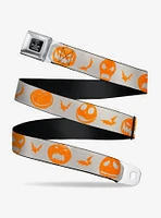 Disney Nightmare Before Christmas Jack and Icons Seatbelt Buckle Belt