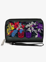 Transformers Autobots vs Decepticons Poses Zip Around Wallet