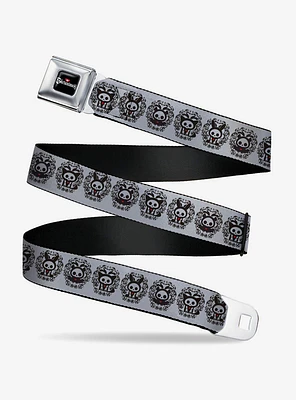 Skelanimals Diego Jack Kits Portraits Seatbelt Buckle Belt