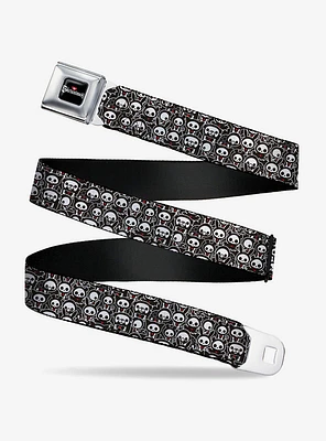 Skelanimals Animal Poses Stacked Seatbelt Buckle Belt