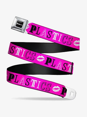 Mean Girls Plastics Collage Seatbelt Buckle Belt
