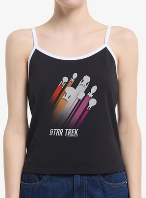 Star Trek Lesbian Pride Fleet Stripes Womens Cami