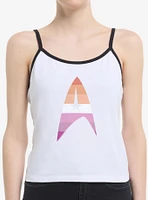 Star Trek Lesbain Flag Logo Womens Cami