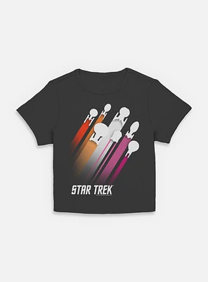 Star Trek Lesbian Pride Fleet Stripes Womens Baby T-Shirt