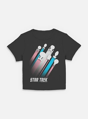 Star Trek Trans Pride Fleet Stripes Womens Baby T-Shirt