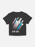 Star Trek Trans Pride Fleet Stripes Womens Baby T-Shirt