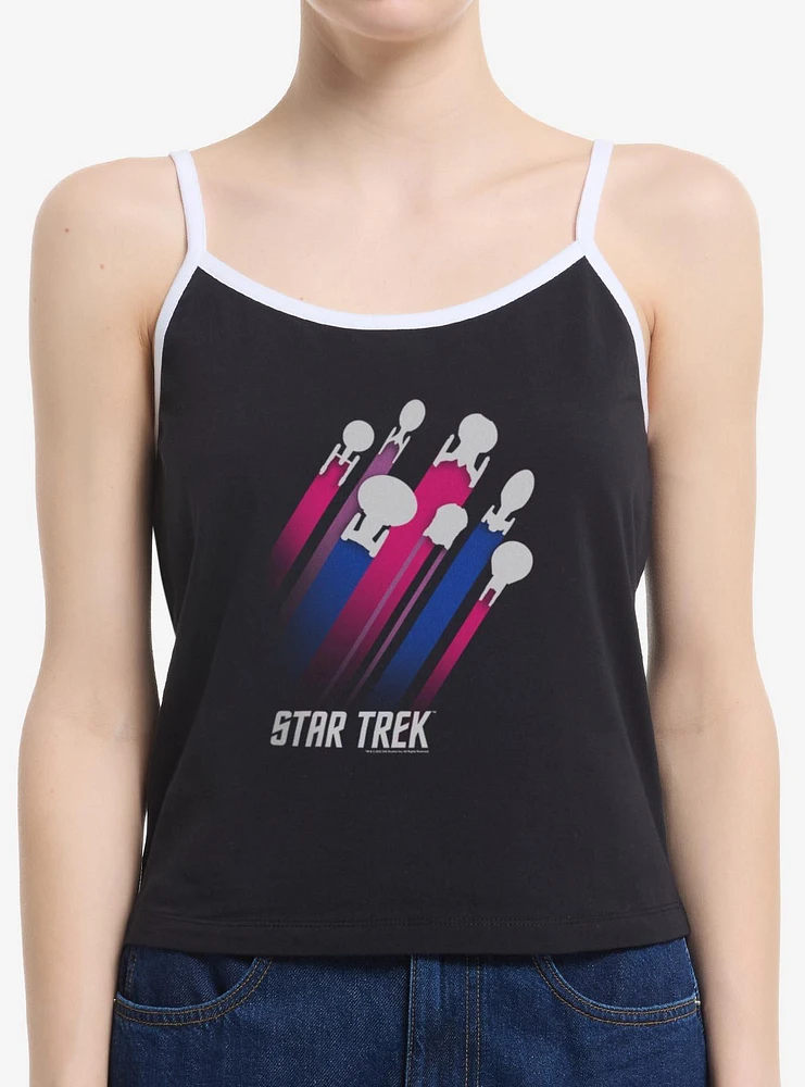 Star Trek Bisexual Pride Fleet Stripes Womens Cami