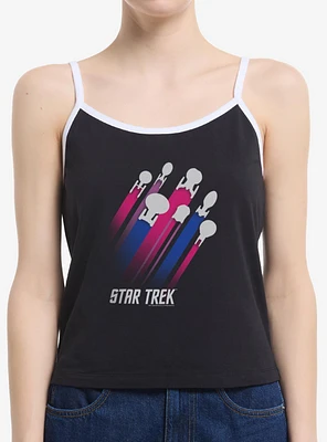 Star Trek Bisexual Pride Fleet Stripes Womens Cami
