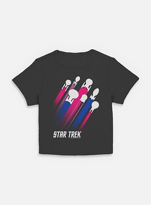 Star Trek Bisexual Pride Fleet Stripes Womens Baby T-Shirt