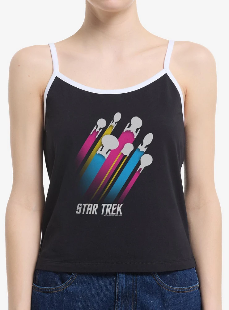 Star Trek Pan Pride Fleet Stripes Womens Cami