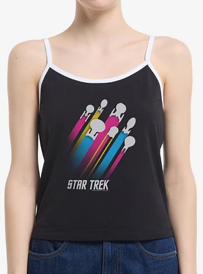 Star Trek Pan Pride Fleet Stripes Womens Cami