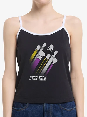 Star Trek Nonbinary Pride Fleet Stripes Womens Cami