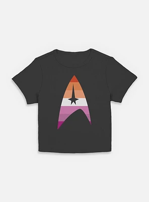 Star Trek Lesbain Flag Logo Womens Baby T-Shirt