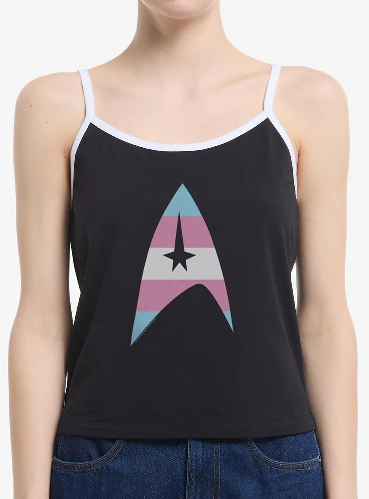 Star Trek Trans Flag Logo Womens Cami
