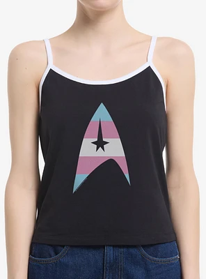 Star Trek Trans Flag Logo Womens Cami