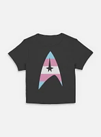 Star Trek Trans Flag Logo Womens Baby T-Shirt