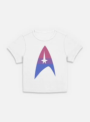 Star Trek Bisexual Flag Logo Womens Baby T-Shirt