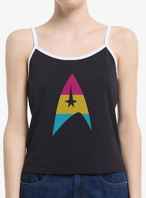 Star Trek Pan Flag Logo Womens Cami