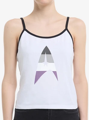 Star Trek Asexual Flag Logo Womens Cami