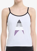 Star Trek Asexual Flag Logo Womens Cami