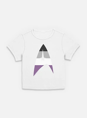 Star Trek Asexual Flag Logo Womens Baby T-Shirt