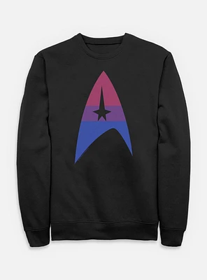 Star Trek Bisexual Flag Logo Sweatshirt