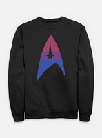 Star Trek Bisexual Flag Logo Sweatshirt