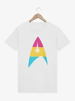 Star Trek Pan Flag Logo T-Shirt