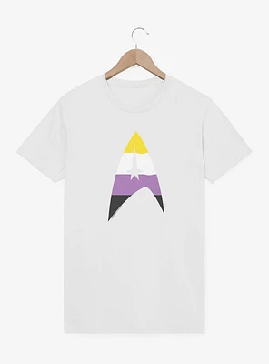 Star Trek Nonbinary Flag Logo T-Shirt