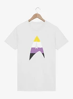 Star Trek Nonbinary Flag Logo T-Shirt