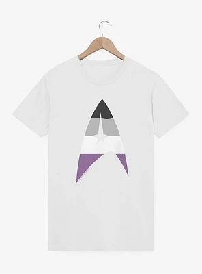 Star Trek Asexual Flag Logo T-Shirt