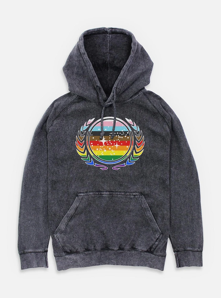 Star Trek Federation Pride Mineral Wash Hoodie