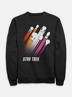 Star Trek Lesbian Pride Fleet Stripes Sweatshirt