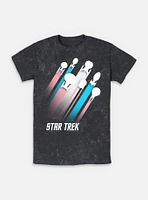 Star Trek Trans Pride Fleet Stripes Mineral Wash T-Shirt