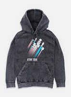 Star Trek Trans Pride Fleet Stripes Mineral Wash Hoodie