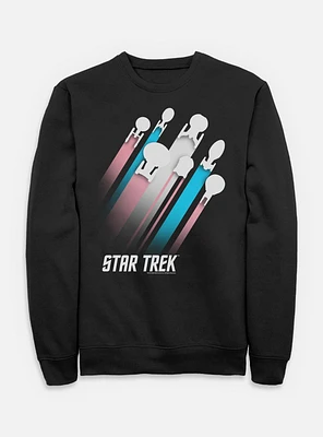 Star Trek Trans Pride Fleet Stripes Sweatshirt
