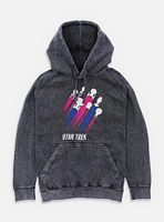 Star Trek Bisexual Pride Fleet Stripes Mineral Wash Hoodie