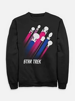 Star Trek Bisexual Pride Fleet Stripes Sweatshirt